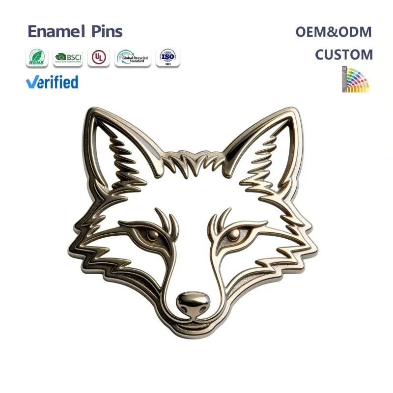 Custom Die-Cut Animal Enamel Pins high quality
