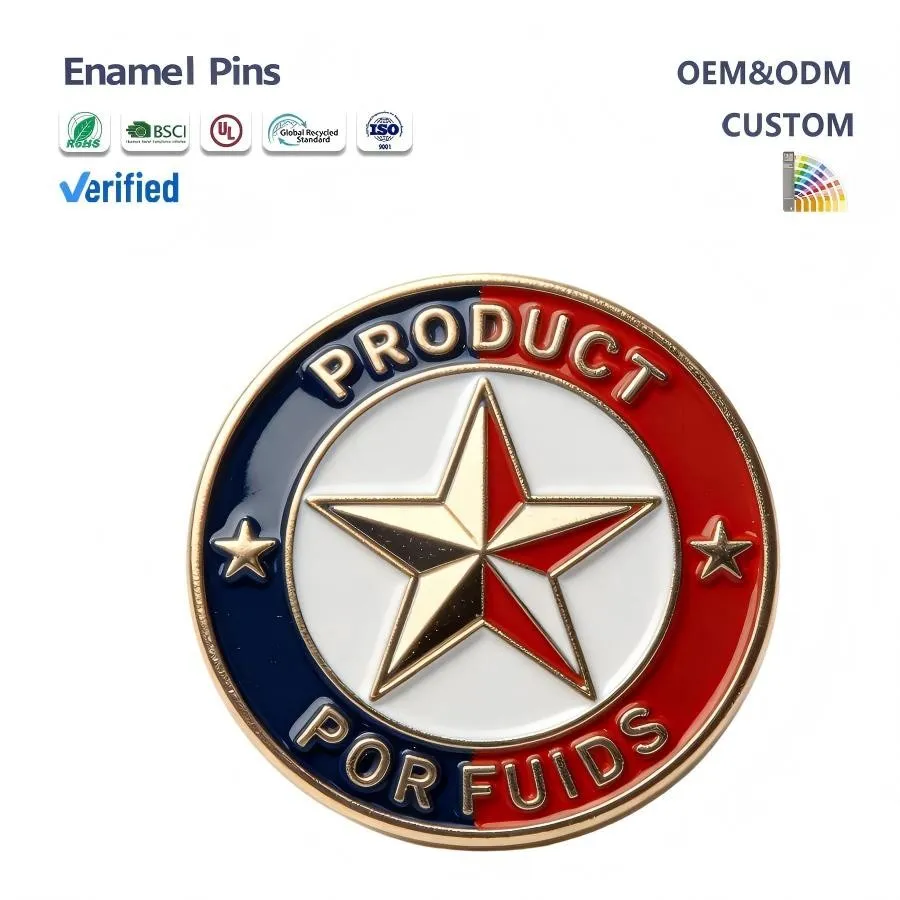 Custom Embossed Logo Pin best