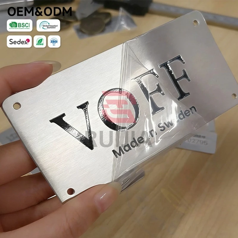 Etched Aluminum Nameplates factory Etched Aluminum Nameplates factory