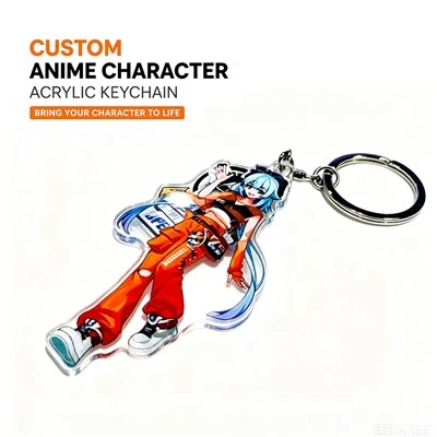 Custom Anime Character Acrylic Keychain