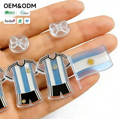 Acrylic 2026 Argentina Flag Badge