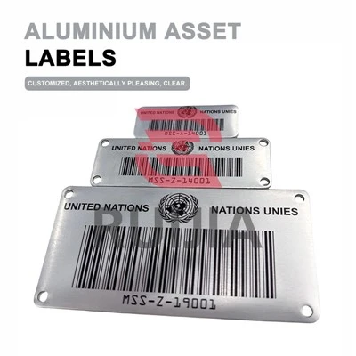 Aluminium Asset Labels