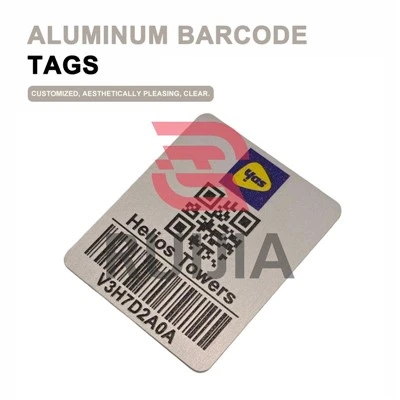 Aluminum Barcode Tags