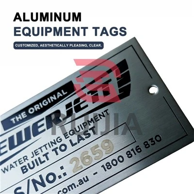 Aluminum Equipment Tags