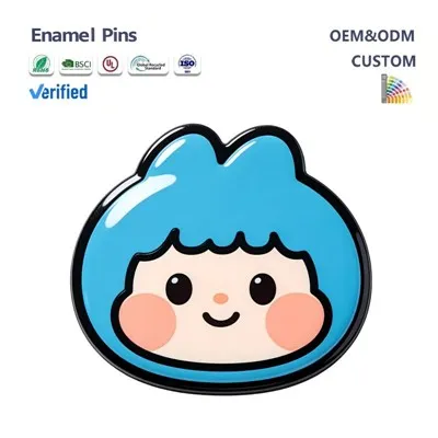 Custom Die Cut Character Pin